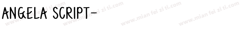Angela Script字体转换